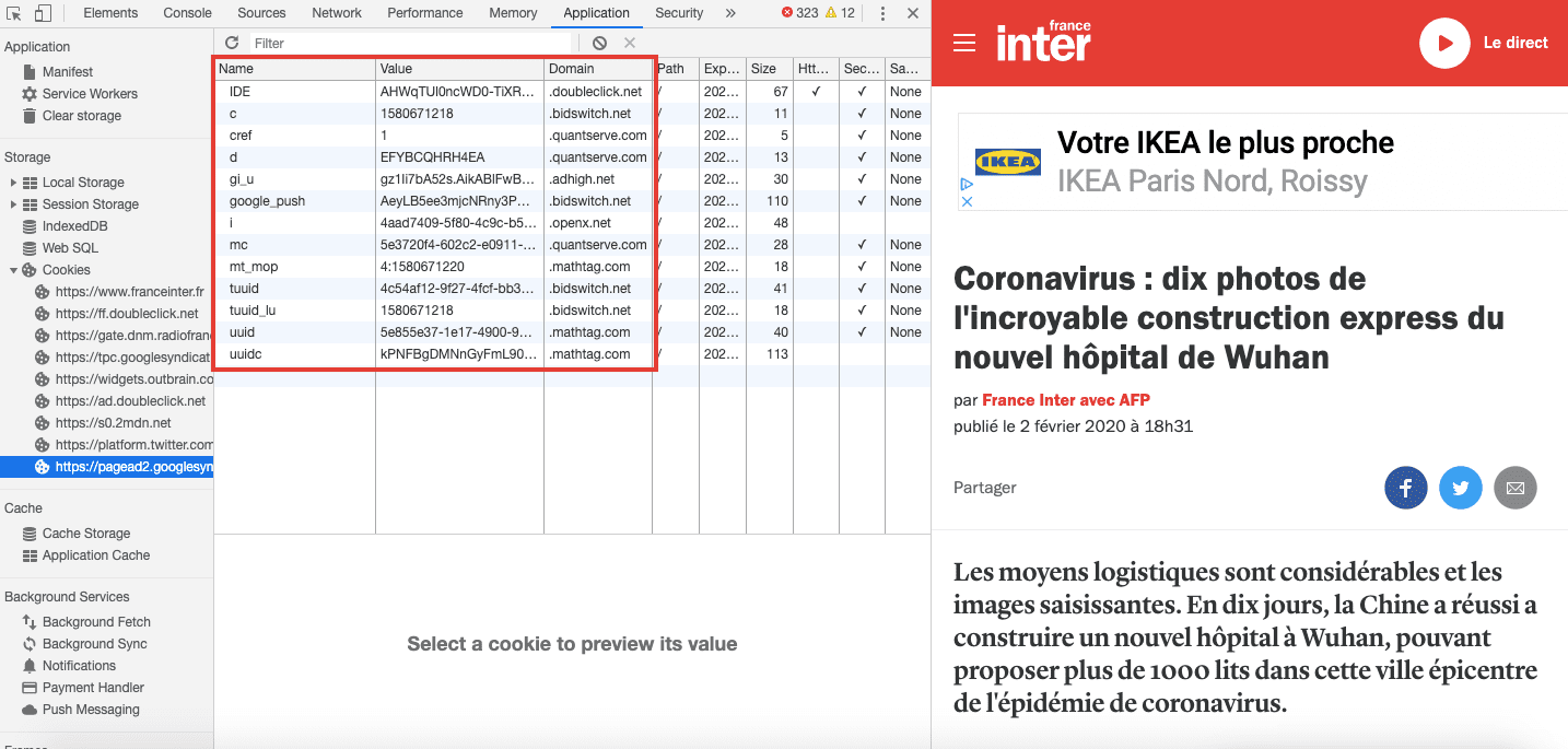 France Inter Consentement negatif